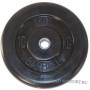 Диск обрезиненный (черный) Barbell d26мм 10кг арт.2610