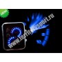 Часы Led Speedometer спидометр, бинарные, прямоугольные (белый ремешок) арт.Speed