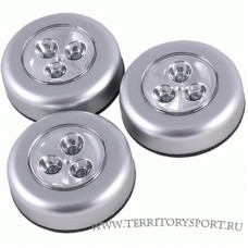 Фонарь Мини-Светлячок 3шт. КОСМОС арт.3020LED (3+3+3лампы)